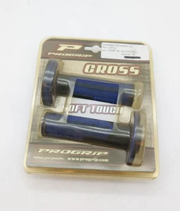 PROGRIP 801 DUO MX GRIPS BLK/BLUE 178123 - Picture 1 of 4