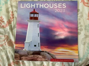 2023 Lighthouse Calendar (12 x 12) - Picture 1 of 2