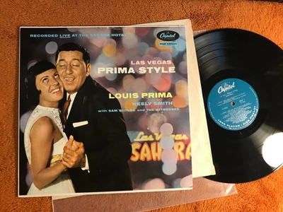 LOUIS PRIMA Keely Smith Las Vegas Style '58 LP MONO sam butera Turquoise Scranto - Image 1 of 4