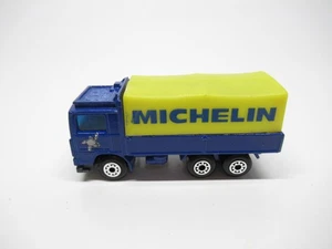 MATCHBOX SUPERFAST 1984 MICHELIN VOLVO BLUE TRANSPORT TRUCK MINT - Picture 1 of 5