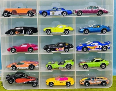 Hot Wheels Black Walls Lote de 15, Vintage Z Whiz, Crack Ups, Iced “T” (BW#1) Foto 1 de 4