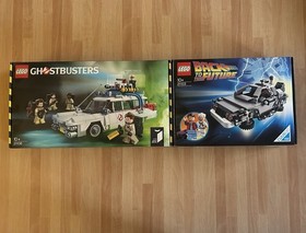 LEGO SET Back To The Future - Delorean 21103 / Ghostbusters - Echo-01 30th 21108