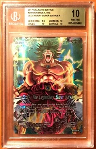 2017 Broly the Legendary Super Saiyan BGS 10 Pristine Holo - Galactic Battle R - Picture 1 of 1