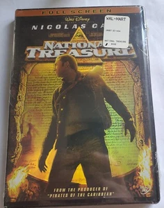 Disney's National Treasure (DVD, 2005, Full Screen). Nicolas Cage New & Sealed - Picture 1 of 3