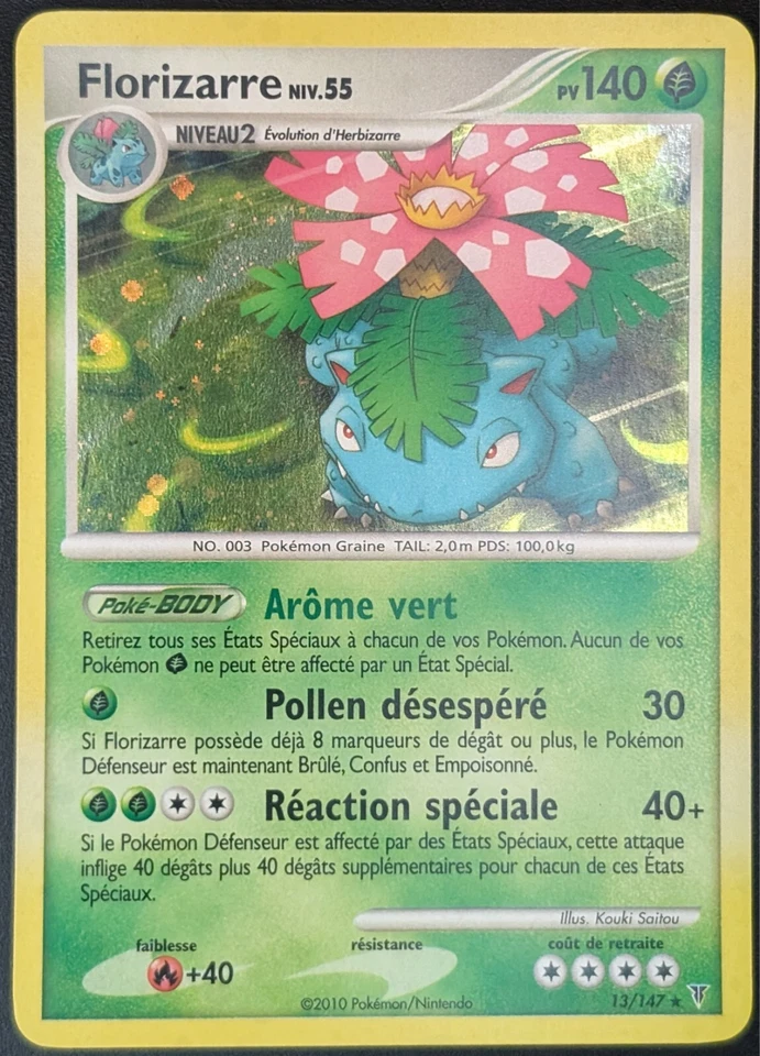 Florizarre Holo - Platine:Vainqueurs Suprêmes- 13/147 - Carte Pokémon Française - Photo 1/1