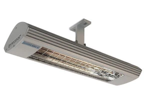 Chauffage infrarouge Patio Chauffage électrique 1400W Argent 12m² Mur Plafond - Photo 1 sur 1