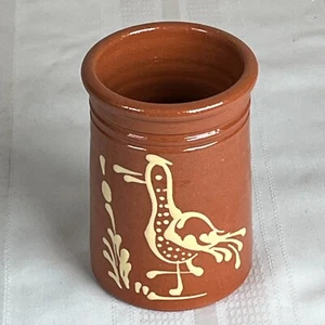 Greenfield Village Redware Keramik Ryan Forrey Kanister Huhn 5" - Bild 1 von 7