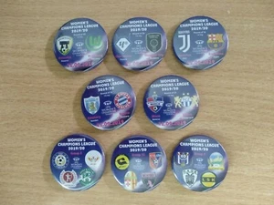 ALL 2019 - 2020 WOMENS CHAMPIONS LEAGUE WCHL eurocups match badges - Picture 1 of 1