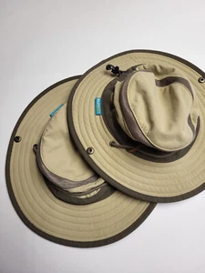 Sunday Afternoons Bug Free Kids Play Sun Hats (2) UPF50+ Tan 5-11 Yrs TWINS - Picture 1 of 5