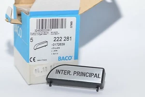 Funktionsschild "INTER. PRINCIPAL" oder "MAIN SWITCH" von Baco Typ 0172639/-49 - Picture 1 of 3