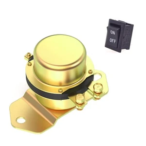 12V Car Auto Vehicle MotorBoat Battery Electromagnetic Disconnect Switch, DC ... - Picture 1 of 6