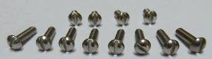 One dozen replacement slotted metal screws for Vintage Doepke MG model kit - Picture 1 of 1