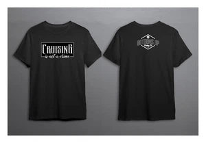Camisa negra Cruising Is Not a Crime Lowrider para hombre Chevy Flex the cat hotrod - Imagen 1 de 1