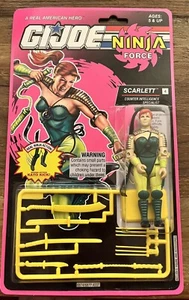 Vintage 1992 Hasbro GI JOE Ninja Force Scarlett C.I. Specialist Sealed MINT - Picture 1 of 3