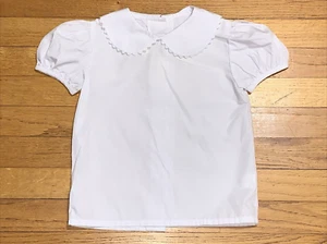 Shrimp & Grits Kids White Shirt to Wear with Smocked Clothing Size 5 - Picture 1 of 6