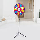 24" 18-Slot Raffle Wheel Editable Board Prize Spinning Game Tripod Stand US
