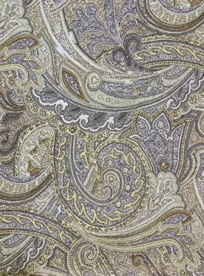 Ralph Lauren Amarillo Marfil Gris PAISLEY Almohada Fundas Estándar Foto 1 de 4