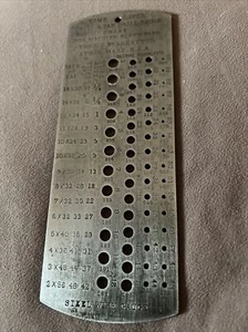 L.S. Starrett No.185 salvamento de grifo y perforación ahorro de tiempo endurecido y tierra n.o 1 a 60 - Imagen 1 de 5