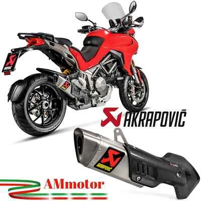 Escape moto titanio sin cordones Akrapovic Ducati Multistrada 1200 S 2016 Foto 1 de 4