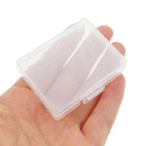 1 pieza Caja Pequeña de Plástico Transparente Contenedor de Almacenamiento Joyería Cuentas Caja de Coser - Imagen 1 de 18