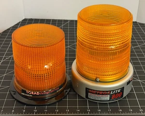 $250 METEORITE 800 2000 Series 12-48V High Profile Strobe Lights Emergency Amber - Picture 1 of 13