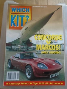 Which Kit? Nov 1993 Lomax. Marcos, Tiger build up - Picture 1 of 1