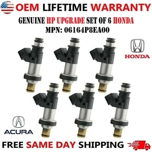 OEM HP UPGRADE Keihin 6pcs Fuel Injectors for 2000-2004 Honda & Acura 3.2 3.5 V6 - Picture 1 of 3
