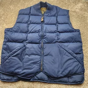 Vintage Eddie Bauer Downlight Vest Quilted Goose Down Puffer Mens XL - Picture 1 of 5