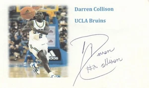 2000s Darren Collison 3 x 5 Notecard College AUTO ROOKIE - UCLA Bruins - Picture 1 of 1