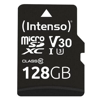 Memoria microSDXC 128Gb Class 10 UHS-I Professional Intenso 3433491 - Immagine 1 di 4