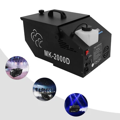 DMX512 Floor Fogger Fogger Stage Light Smoke Vertical Remote Control 1200W - Image 1 of 4