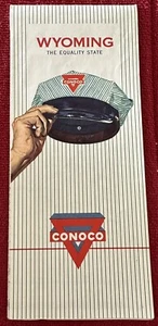 Hoja de ruta CONOCO 1963 de colección de Wyoming - Imagen 1 de 2