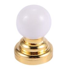 2X(1:12 Dolls House Miniature Globe White Ceiling LED Light Lighting Lamp4462