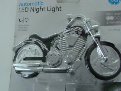 NEW SEALED GE Motorcycle LED Automatic Night Light Plug-In Light Sensing - Image 1 of 4