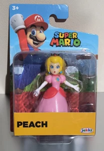 Super Mario Princess Peach Figure 2.5 inch Jakks Nintendo Brand New 3+ - Picture 1 of 1