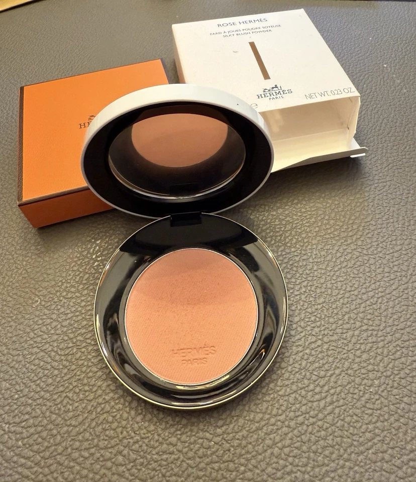 Hermes Puderrouge Silke Blush 45 Rosé ombre Rosa Nachfüllbar - Bild 1 von 3