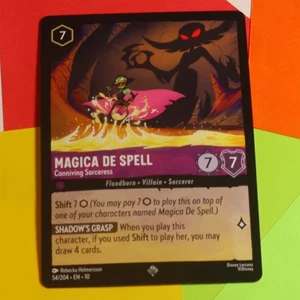 Disney Lorcana Whispers in the Well Magica De Spell - Conniving Sorceress 54/204 - Bild 1 von 1