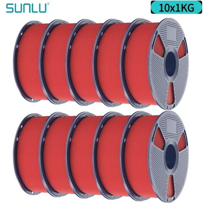 Filamento 3D PETG mate de alta velocidad SUNLU 5/10 KG 1,75 mm 30 mm/s-600 mm/s rango de impresión Foto 1 de 4