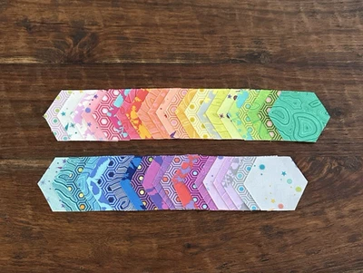 FREESPIRIT 42 Pc Precut 1" Finished Hexagons 3/8 Seam Tula Pink True Colors