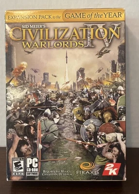 Sid Meier's Civilization IV Warlords Expansion Pack (PC, 2006) Firaxis Games New - Image 1 of 4
