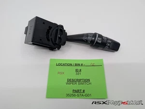 ACURA RSX Honda 35256-S7A-G01 WIPER Switch Assembly, Wiper - Picture 1 of 6