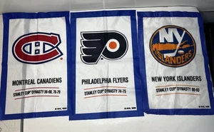 NHL Labatt Blue Banner Stanley Cup Dynasty Montreal Islanders Flyers 1999 - Imagen 1 de 6
