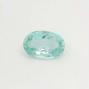 1.645Cts -100% NATURAL AAA GRADE AQUAMARINE BRAZIL OVAL CUT LOOSE GEMSTONES - Picture 1 of 4