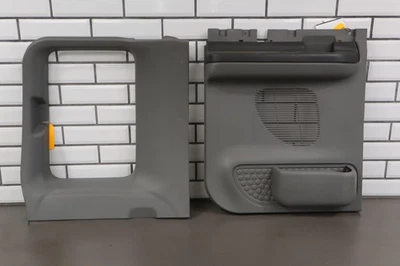 02-04 Ford F250 F350 Super Duty Left Rear Door Panel Medium Parchment - Image 1 of 4