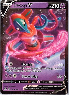 Deoxys V SWSH266 SWSH: Sword & Shield Promo Cards Holo - Image 1 of 2