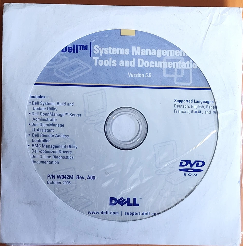 Factory Dell / PowerEdge Server Install Driver Management CD DVD Restore Discs - Image 1 of 1
