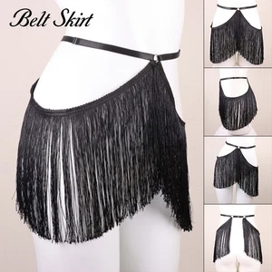 New Womens Fashion Sexy Fringe Belt Skirt Adjustable Elastic Waist Harness - Picture 1 of 14