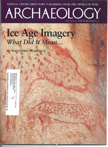 Archaeology Magazine Jul/Aug 1995 Back Issue Ice Age Imagery Cruise Directory - Picture 1 of 1