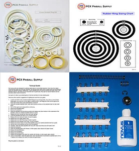 Kit de puesta a punto máquina de pinball payaso Zaccaria 1985 - ¡Incluye kit de anillo de goma! - Imagen 1 de 1
