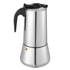 Stainless Steel Mocha Coffee Pot Portable Electric Coffee Pot 300ml - Picture 1 of 12